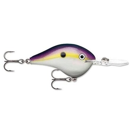 Rapala Dt 08, Balsa, 2 38 Oz, Running Depth 8', Vmc 5 Trebles, Big Shad DT08BGSD